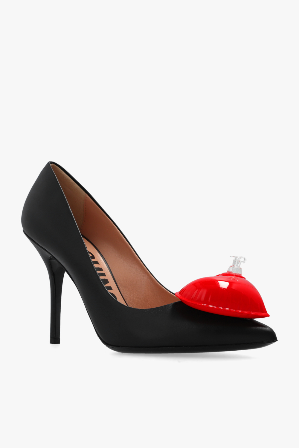 Moschino red discount and black pumps